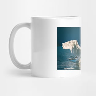 White Swan in Sunlight Mug